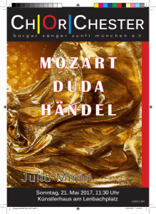 mozart duda händel - Bürger-Sänger