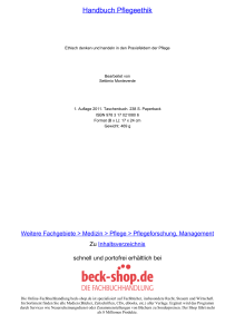 Handbuch Pflegeethik - ReadingSample - Beck-Shop