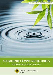 schmerzbekämpfung bei krebs - Österreichische Krebshilfe