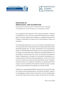 Seite 1 - Architektenkammer Thüringen