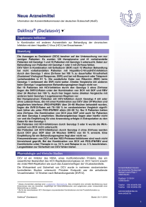 Daklinza® (Daclatasvir) - Arzneimittelkommission der deutschen