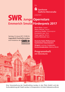 Emmerich Smola Förderpreis 2017