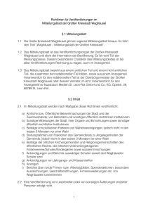 Richtlinien - Mitteilungsblatt Neufassung 2017
