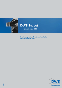 DWS Invest - Fundsquare