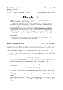 Übungsblatt 3 - Institut für Informatik - Humboldt