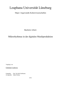Dokument 1 - Hochschulschriftenserver der Leuphana