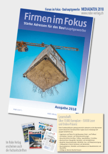 Firmen im Fokus - Robe