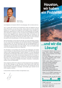 Houston, wir haben ein Problem! ...und wir die L&ouml;sung!