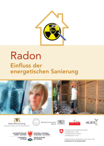 Radon - Einfluss der energetischen Sanierung