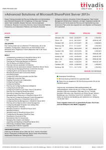 Advanced Solutions of Microsoft SharePoint Server 2013