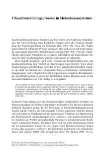 2 Koalitionsbildungsprozesse in Mehrebenensystemen