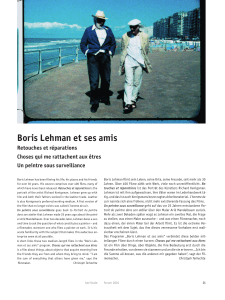 Boris Lehman et ses amis