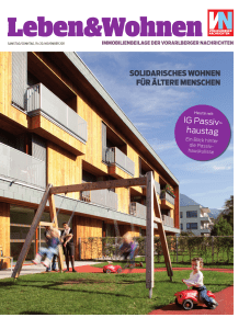IG Passiv- haustag - Vorarlberger Architektur Institut