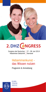 Hebammenkunst &ndash; das Wissen nutzen