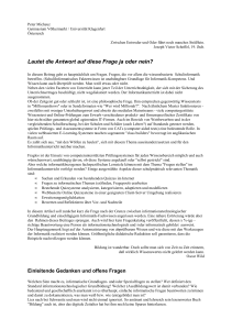 Beitrag zur Thema Standards und Quizzes