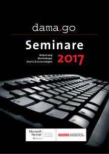 Seminarkalender 2017