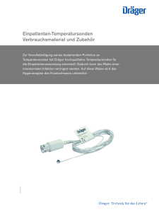 Einpatienten-Temperatursonden Verbrauchsmaterial und