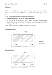 Übung zu Mechanik 4 Seite 28 Aufgabe 47