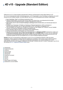 4D Doc Center : 4D v15 - Upgrade (Standard Edition)