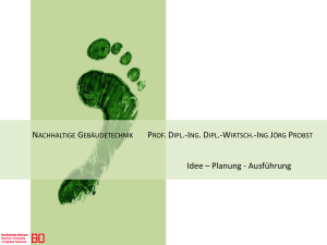 Idee &ndash; Planung - Ausf&uuml;hrung