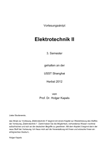 Elektrotechnik II