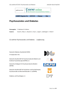 Psychosoziales und Diabetes