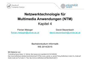 Netzwerktechnologie für Multimedia Anwendungen (NTM