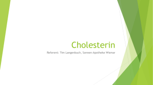 Cholesterin - Sonnen
