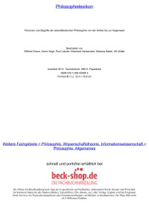 Philosophielexikon - Beck-Shop