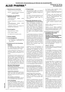 Omeprazol AL 20 mg bei Sodbrennen