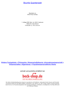Skurrile Quantenwelt - ReadingSample - Beck-Shop