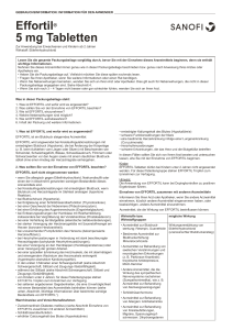 Effortil® 5 mg Tabletten