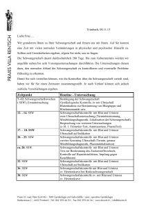 Zeitpunkt Routine - Untersuchung