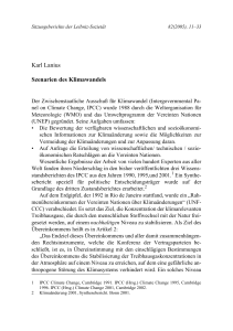 Karl Lanius Szenarien des Klimawandels - Leibniz