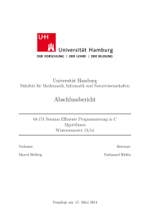 Abschlussbericht - Universität Hamburg