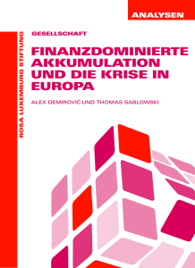 Analyse Finanzdominierte Akkumulation - Rosa-Luxemburg