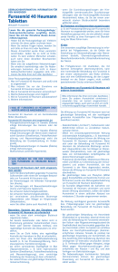 Furosemid 40 Heumann Tabletten