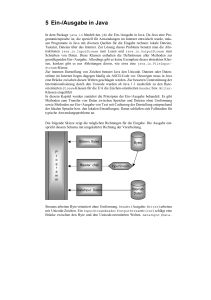 5 Ein-/Ausgabe in Java