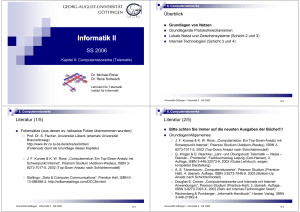 Informatik II - Institute of Computer Science, Göttingen