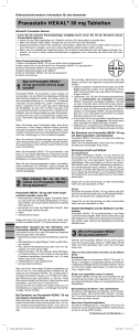 Pravastatin HEXAL® 30 mg Tabletten