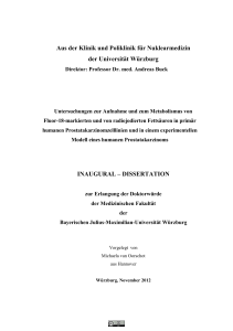 DISSERTATION - OPUS Würzburg