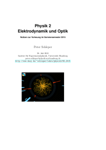 Physik 2 Elektrodynamik und Optik