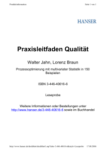 Praxisleitfaden Qualität