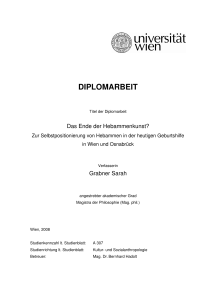 diplomarbeit - E-Theses