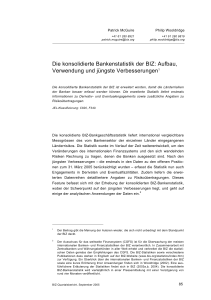 Die konsolidierte Bankenstatistik der BIZ