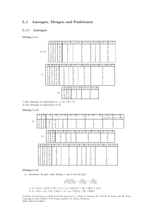 L.1 Aussagen, Mengen und Funktionen - Wiley-VCH