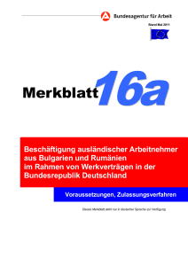 Merkblatt 16 a