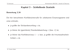 Schließende Statistik