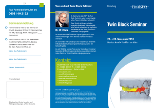 Twin Block Seminar