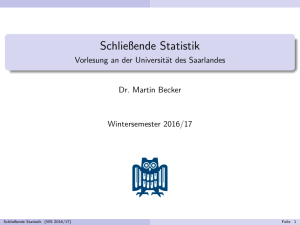 Schließende Statistik